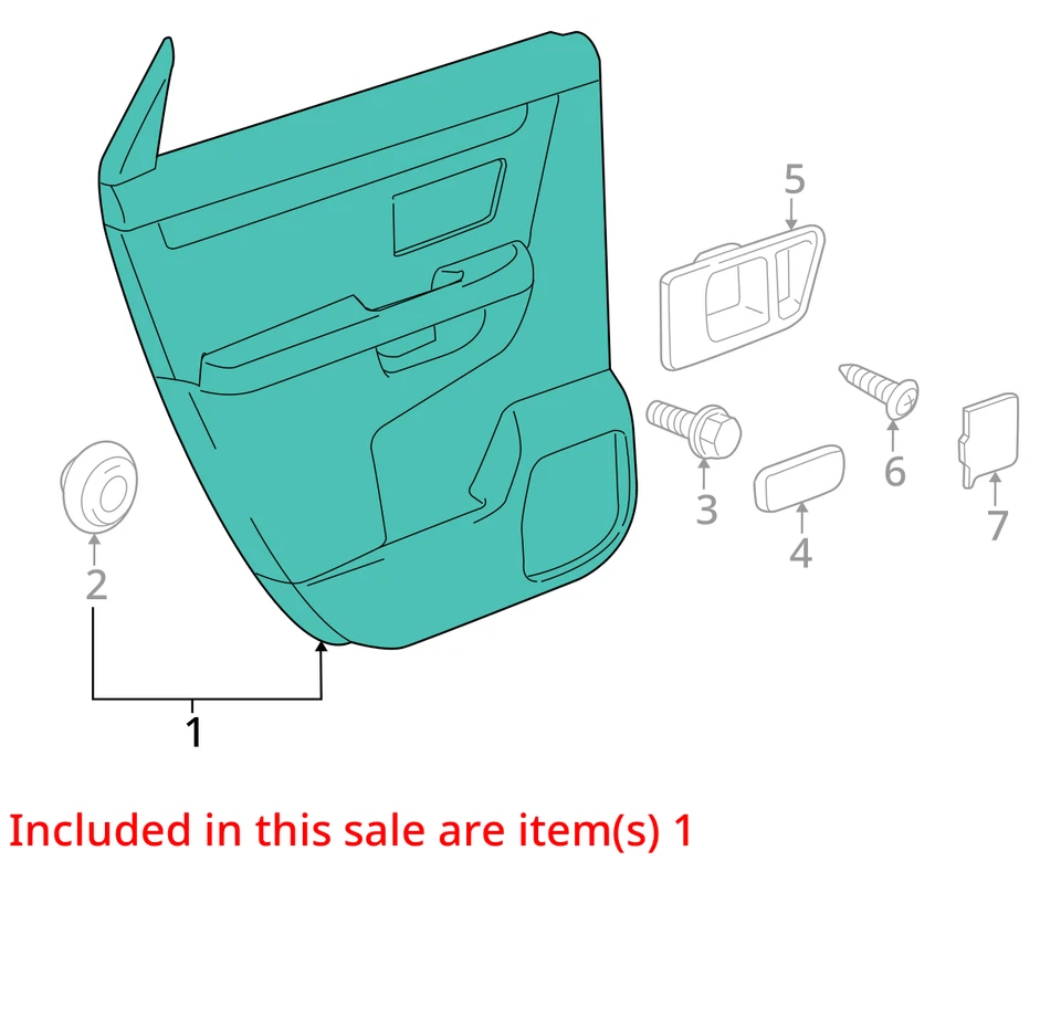 Tarjeta gris 83740-78J01 para panel de moldura de puerta trasera Suzuki Vitara XL-7 LH 2007-2009 Foto 3 de 4