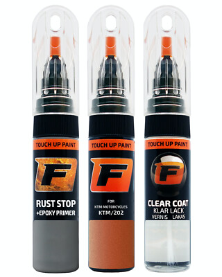 für KTM MOTORRAD KTM/202 ORANGE LACKSTIFT Reparatur Set Autolack Kratzer