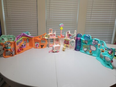 Little pet shop club tree house with 20 pets