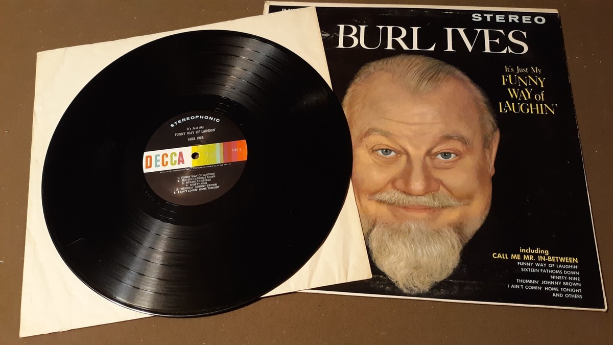 Burl Ives It's Just My Funny Way of Laughing by Decca Records 33rpm VINYL LP