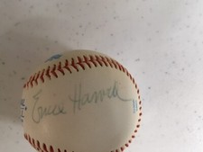 Ernie Harwell HOF baseball broadcaster signed autographed baseball FAST SHIPPING