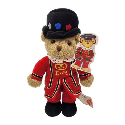 Keel Toys Britain Beefeater Bear Plush Stuffed Animal Royal Guard With Tag