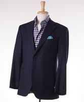 $1795 Oxxford 1220 Extrafine Solid Navy Blue Wool Blazer Us 52 R Sport Coat on sale $1795 Oxxford 1220 Extrafine Solid Navy Blue Wool Blazer Us 52 R Sport Coat on sale