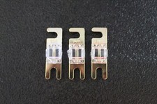 3 PK 80 AMP MINI ANL FUSES NICKEL PLATED INLINE AFC AFS BLADE AUTO CAR MANL80