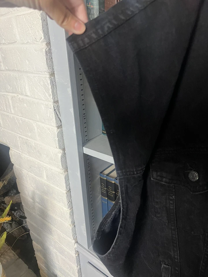 Chaleco de Colección Tyca Asociación de Maquinistas y Trabajadores Aeroespaciales Negro Denim Plus 6X Foto 3 de 4