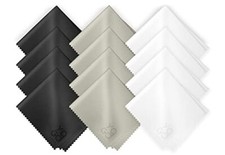 12Pk Microfiber Cleaning Cloth for Eyeglasses Phone Computer Screen Camera Lens