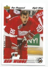RAY SHEPPARD 1991-92 UPPER DECK CARD MINT CONDITION