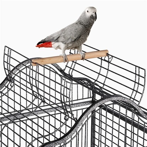 African Grey Cage Large Open Playtop Parrot Bird Cage for Cockatiels with Stand - Picture 3 of 12