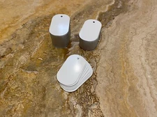 Gloss White Aluminum Dye Sublimation Dog Tag Blanks - 100PCs