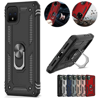 Handyhülle Ring Für Google Pixel 7A 6A 5A 4 4XL Schutz Case Cover Halter Magnet