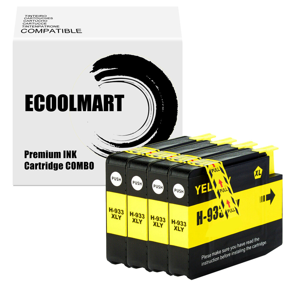 4Y Ink Cartridge replace for HP 932XL 933XL Officejet 6600 6700 7110 7510 7612
