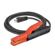 Welding Stick Electrode Holder with 10 ft. cable and 25 Dinse Connector (300A)
