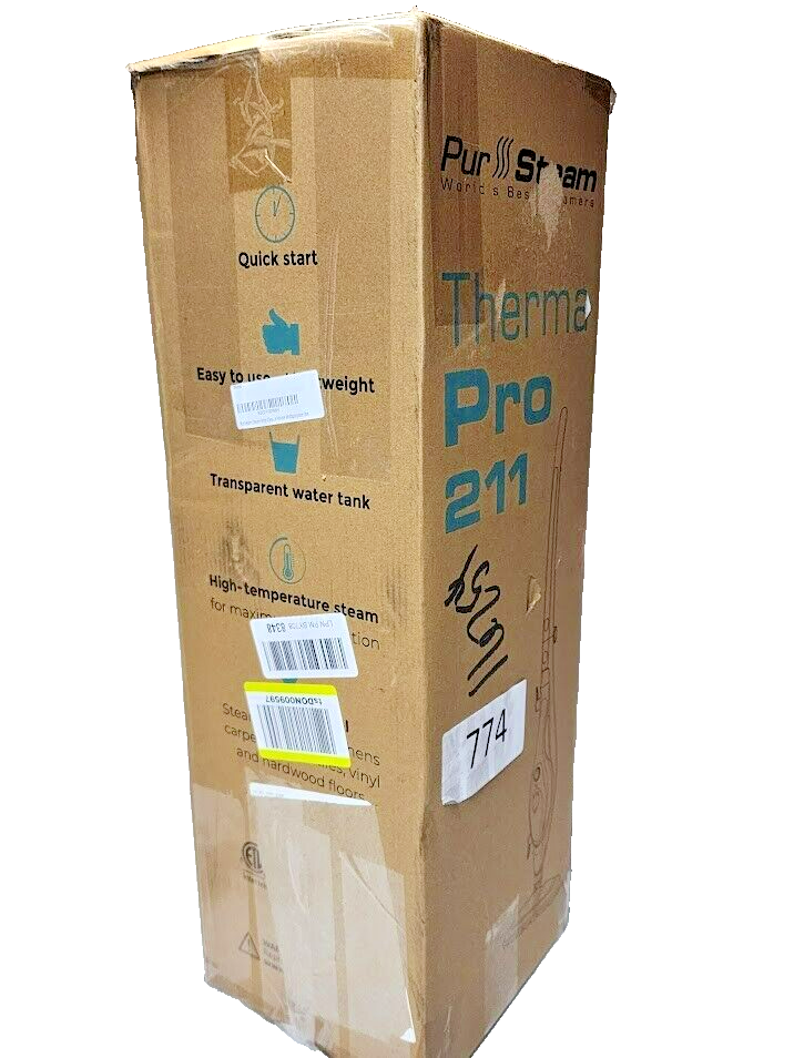 PurSteam Therma Pro 211 Steam Mop 10 in 1 with Detachable Steamer