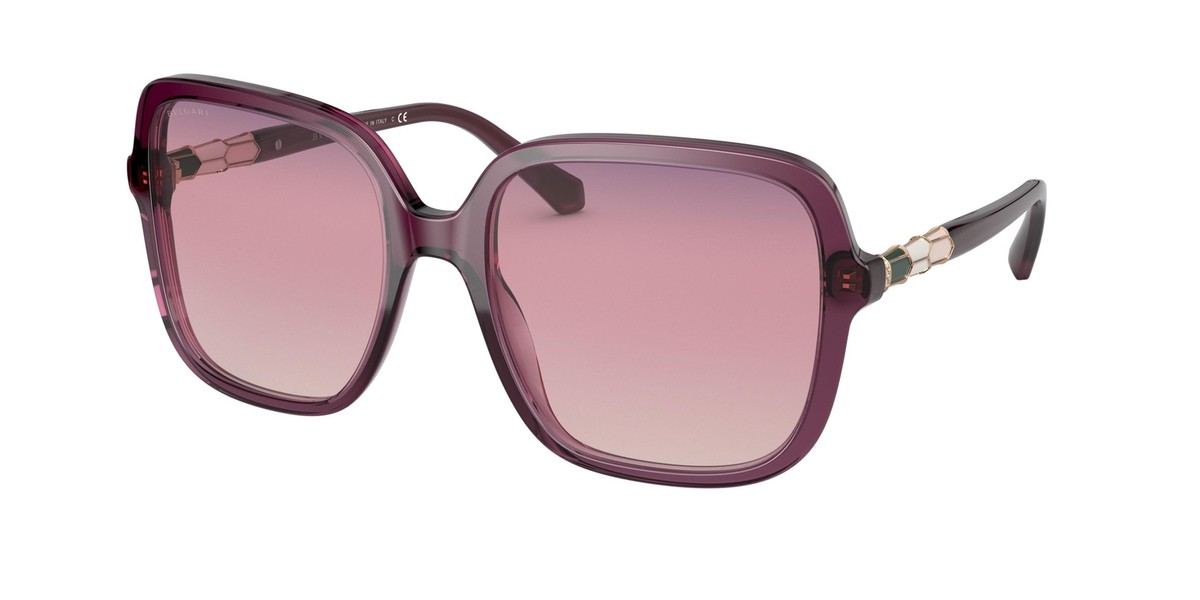 NEW Bvlgari 8228B Sunglasses 5486U6 Violet 100% AUTHENTIC | eBay