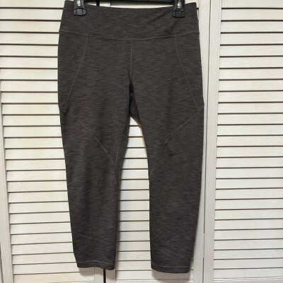 Patagonia Capri Leggings Gray Medium Athletic Pants Running