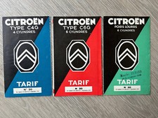 3x Citroen Preisliste 1932 C4 C6 & Lastwagen ...