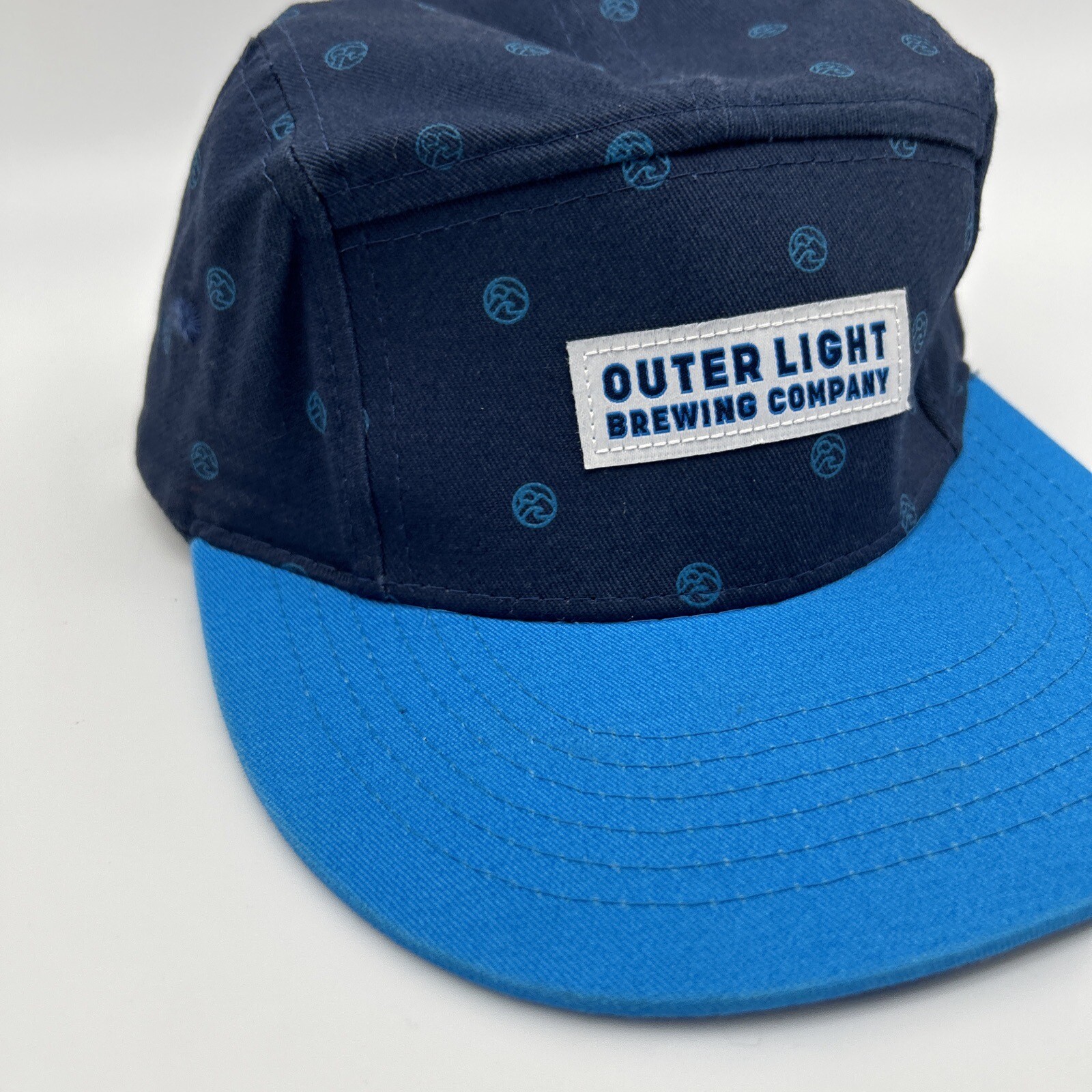 Outer Light Brewing Hat Cap Buckle Strap Back Blu… - image 9