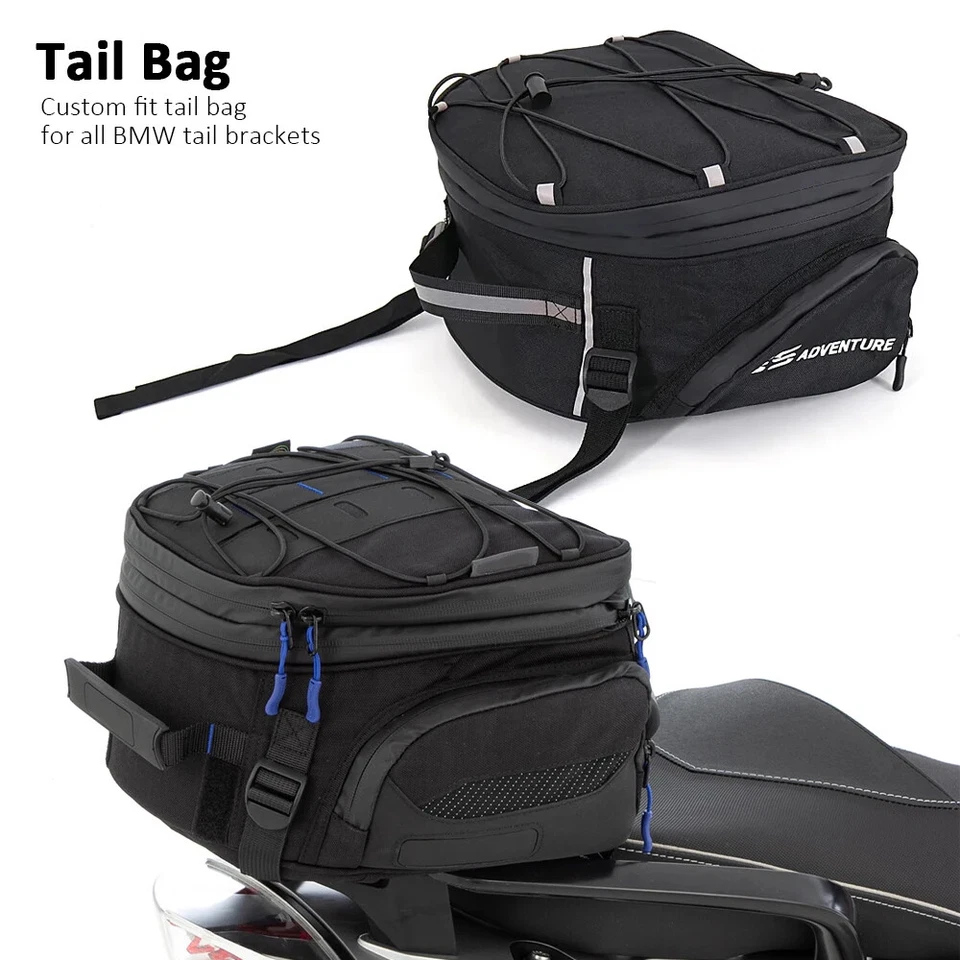 per BMW R1300GS 2024- posteriori impermeabili nere Borse per sedili posteriori - Immagine 2 di 4