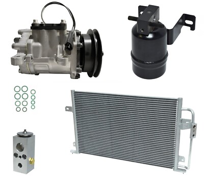 NEW RYC AC Compressor Kit With Condenser EH100 Fits Chrysler Dynasty 2.5L 1990