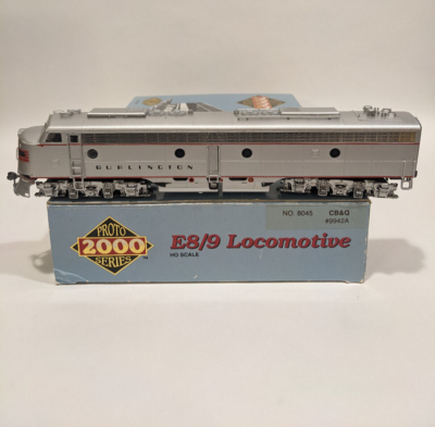 HO Proto 2000 Burlington E8/9 CB&Q 9942 DCC/Sound Mars Light | eBay