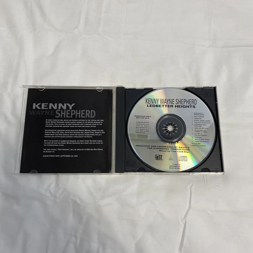 Ledbetter Heights by Kenny Wayne Shepherd (CD, Promo, Advance, 1995) - Image 4 of 4