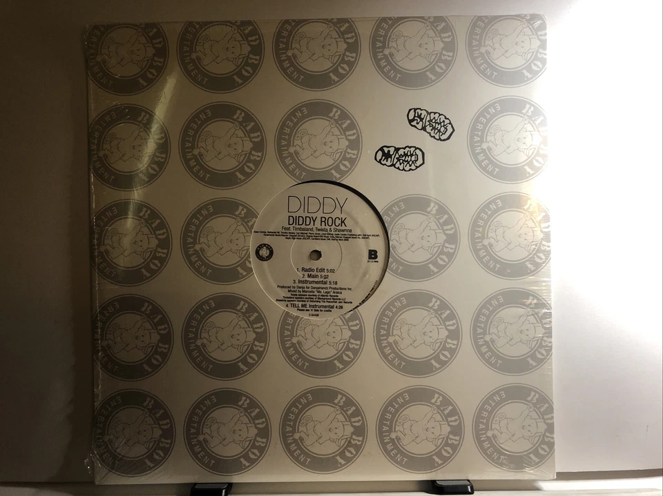 NEW SEALED Diddy Aguilera Tell Me 0-94498 Single 12in Vinyl Record Album Foto 3 de 4