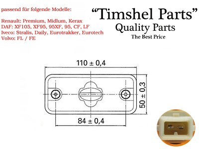 Seitenmarkierungsleuchte 71749250 2x ORIGINAL S-P BEGRENZUNGSLEUCHTE SEITENBLINKER Für DAILY DUCATO TimshelParts Leuchte