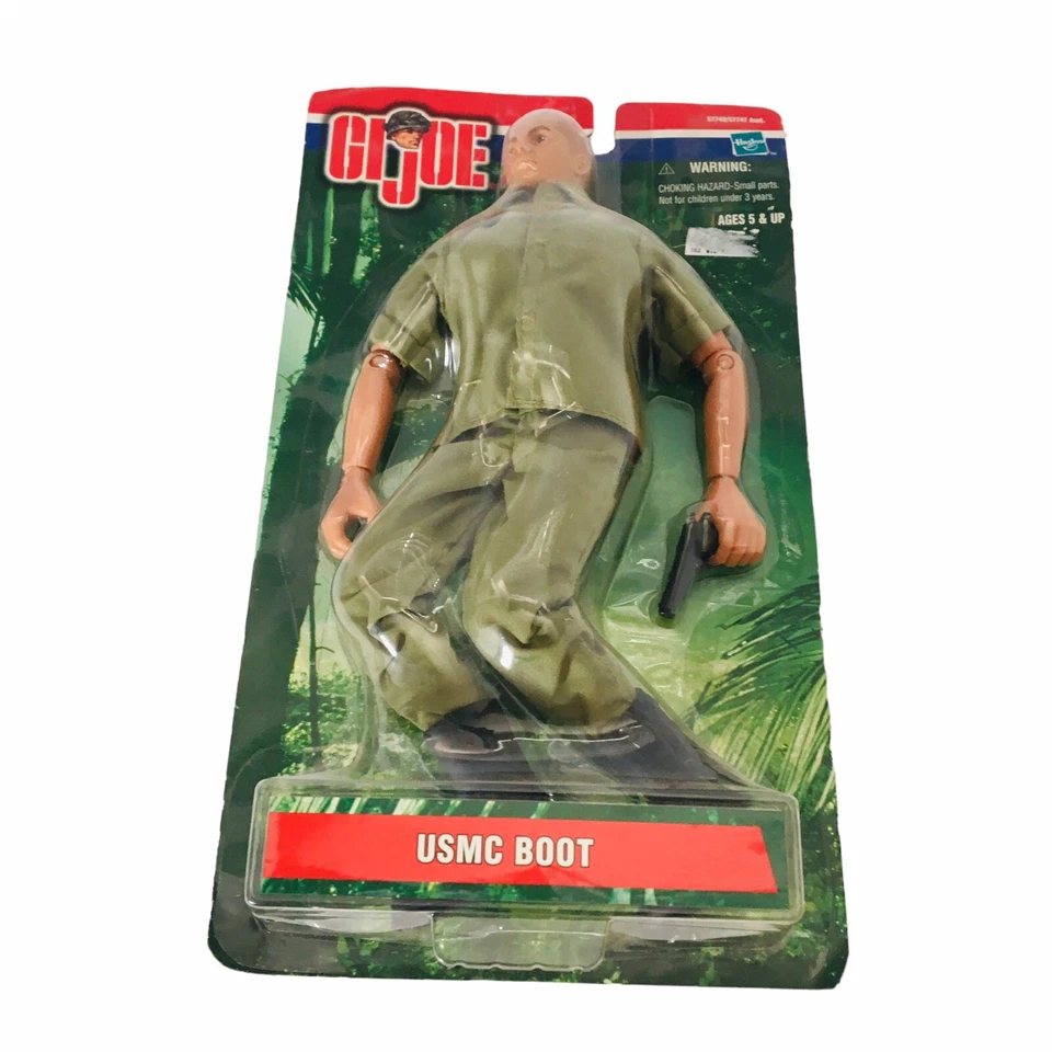 "Figura de acción Hasbro GI Joe 12"" de colección 2000 USMC BOOT NUEVO SELLADO Ejército Militar" Foto 2 de 3
