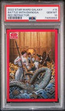 2022 Star Wars Galaxy Battle with the Dianoga Red Refractor #15 /5 PSA 10