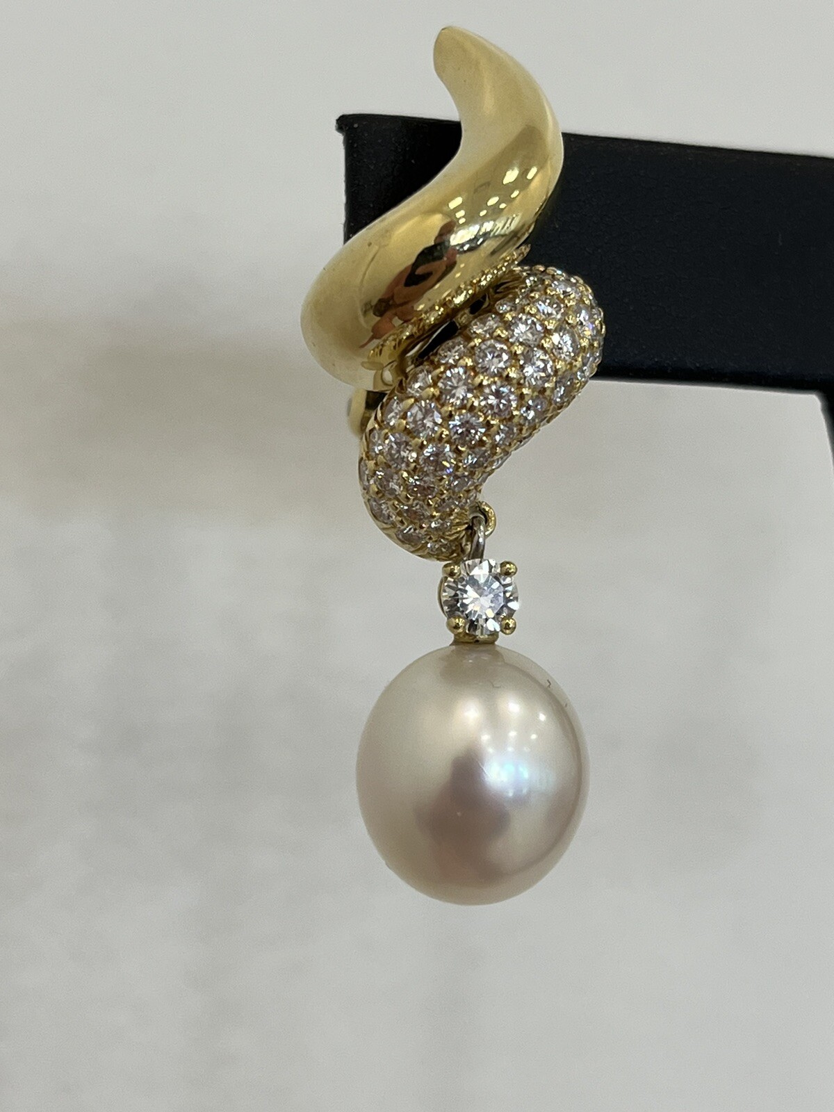 Kurt Wayne 18K Yellow Gold Pave Diamond And Detac… - image 2