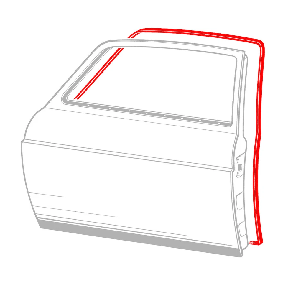 Nuevo sello de puerta VW tipo 3 1961-1973 Notchback Squareback Fastback Foto 2 de 4