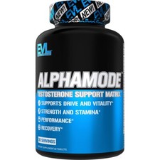 EVL AlphaMode 60ct | Testosterone Drive Vitality Stamina + Strength Boost Pills