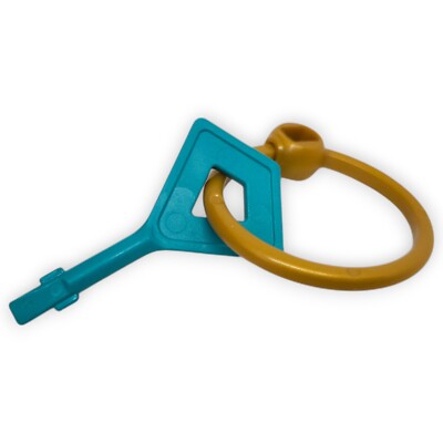 Lego Schlüssel Schlüsselring Ring 73767 78169 Dark Turquoise Pearl Gold Ersatz