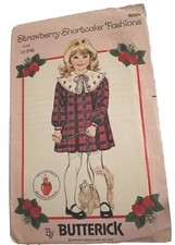 Strawberry Shortcake Fashion Butterick Pattern 6099. Uncut