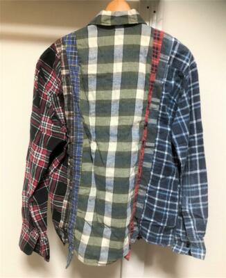 Rebuild by Needles Flannel Shirt 7 Cuts Shirt new small | eBay