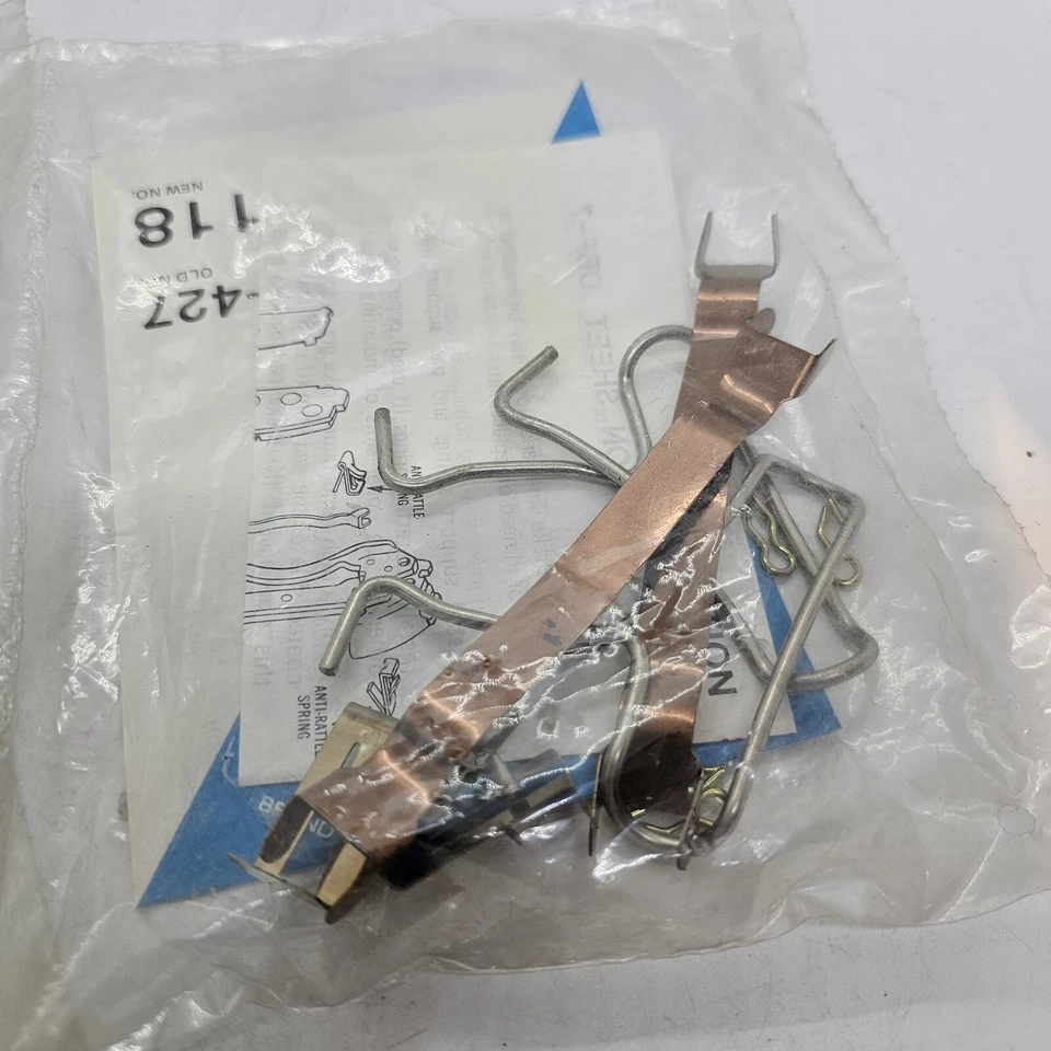 2 Lazorlite L72-3118 front Brake Hardware fits 1979 1980 Honda Accord Japan - Image 3 of 4