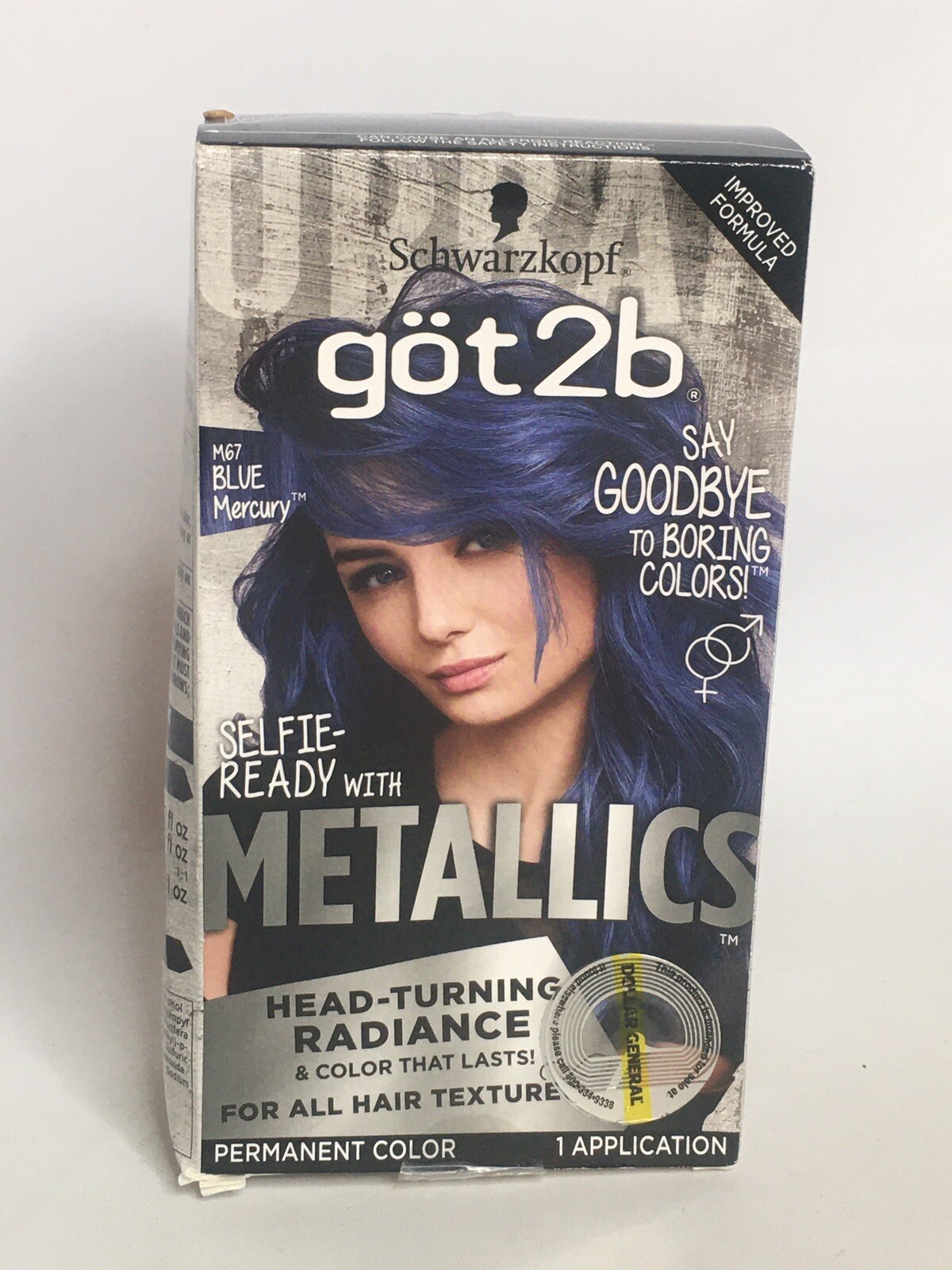 Buy Schwarzkopf Got2b Metallics Permanent Hair Color M67 BLUE