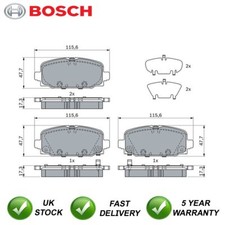 Set pastiglie freno posteriori Bosch adatte a Jeep Compass 2017-2024 68353597AA K683597AA