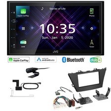 Autoradio JVC Apple CarPlay Android DAB+ per Toyota Prius Plus dal 2012 nero