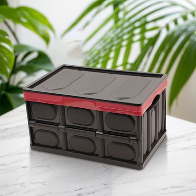 28L Camping Storage Box Multifunctional Outdoor Trunk Organizer for Home Outdoor