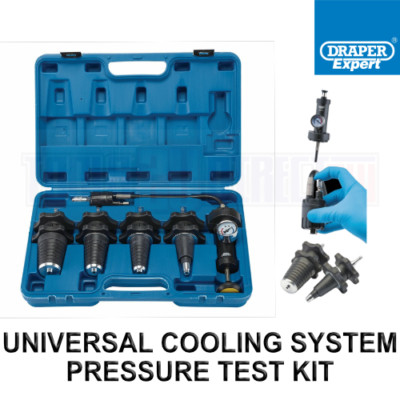 Draper Expert 5-teiliges Universal Kühlsystem Druckprüfset 53591