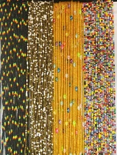 28"-50" Elegant Tie On African Waist Beads Belly Chain Jewelry Waist Controller