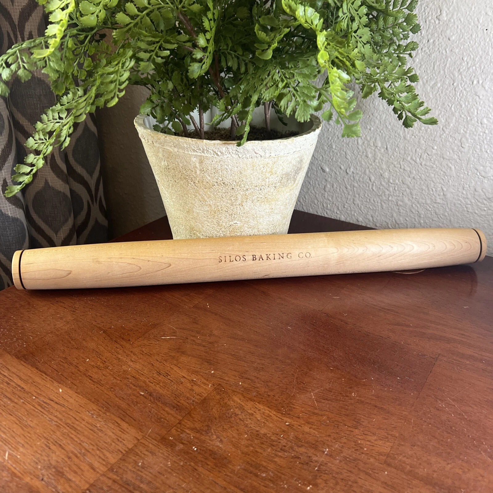 Silos Baking Magnolia French Tapered Rolling Pin 19 Inch Maple Wood