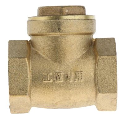 1'' Inch Brass Swing IPS Check Valve NPT Threaded Plumbing Fitting US`