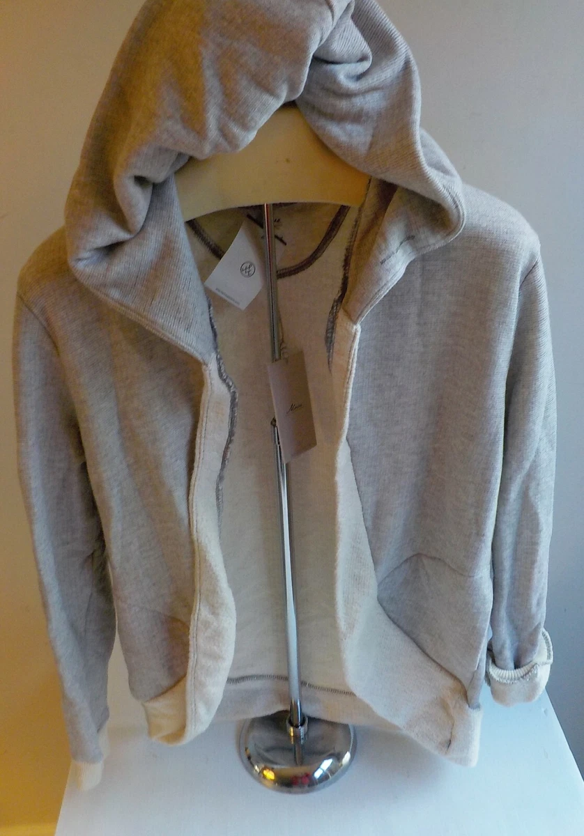 open front hooded sweatshirt