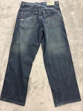 South Pole Y2k Jeans Men 36x32 Gold Tab Hip Hop Skater Faded Baggy Hip Hop