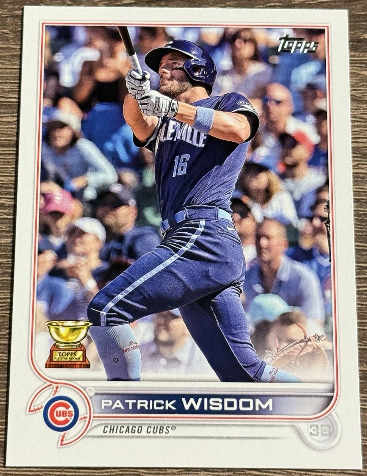 2022 Topps Patrick Wisdom #271 Rookie Gold Cup Baseball Card Chicago Cubs