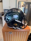 Rashid Shaheed Full Size Seattle Seahawks Helmet Autographed COA Inscription