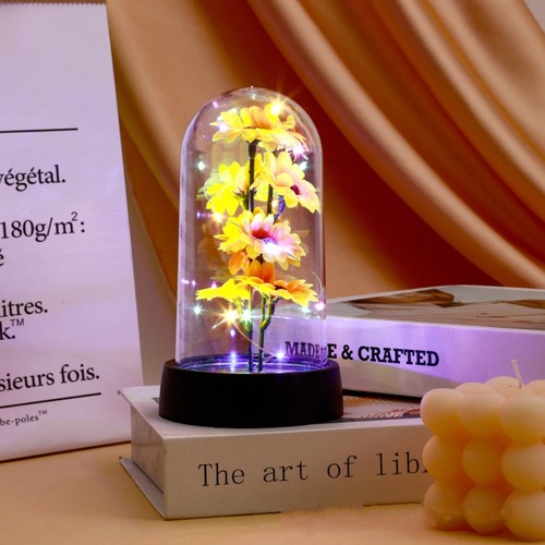 Artificial Sunflower Night Light Eternal Flower Light Valentine's Day - Picture 9 of 9