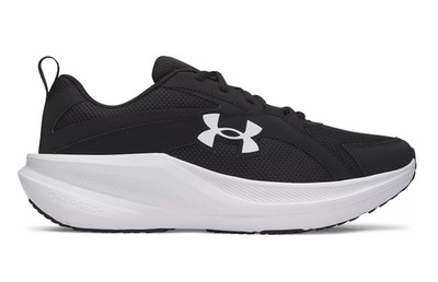 Under Armour Charged Assert 11 Men's Running Shoes 4E Black White Authentic
